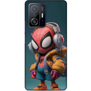 Xiaomi 11T Kılıf Caliburn 25 Spiderman Bebek Soyulmayan Kılıf