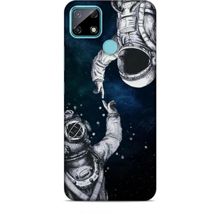 Realme C25 Kılıf Caliburn 5 Kozmonot Koruma Kılıfı
