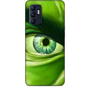 Oppo Reno 6 Kılıf Caliburn 29 Hulk Göz Makro Leke Tutmaz Kapak