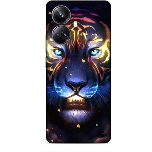 Realme 10 Pro Plus Kılıf Caliburn 12 Aslan Colorful Tasarım Kılıf