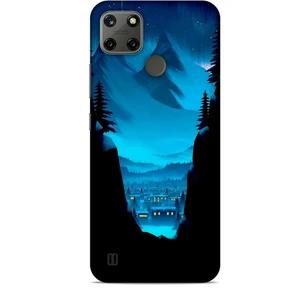 Realme C25Y Kılıf Caliburn 14 Norveç Manzara Cover Kılıf