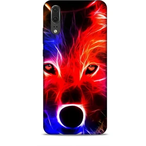 Huawei P20 Kılıf Caliburn 16 Kurt Colorful Hediyelik Kılıf