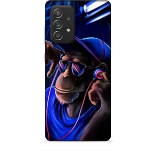 Samsung Galaxy A52S Kılıf Caliburn 20 Maymun Mavi Renkli Kılıf