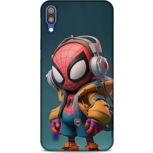 Samsung Galaxy M10 Kılıf Caliburn 25 Spiderman Bebek Soyulmayan Kılıf