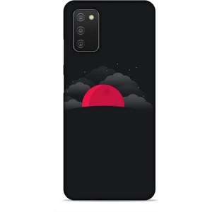 Samsung Galaxy A03S Kılıf Caliburn 13 Kızıl Ay Case Kapak