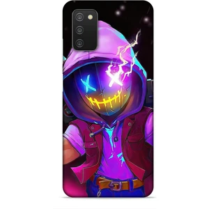 Samsung Galaxy A03S Kılıf Caliburn 19 Maskeli Pembe Tam Koruma Kılıf