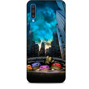 Samsung Galaxy A30S Kılıf Caliburn 11 Ninja Kablumbağalar 4K Baskılı Kılıf
