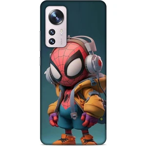 Xiaomi 12 Kılıf Caliburn 25 Spiderman Bebek Soyulmayan Kılıf