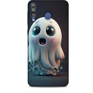 Samsung Galaxy M30 Kılıf Caliburn 28 Sevimli Hayalet Iz Bırakmayan Kılıf