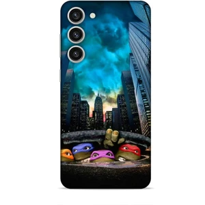 Samsung Galaxy S24 Plus Kılıf Caliburn 11 Ninja Kablumbağalar 4K Baskılı Kılıf