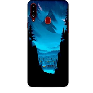 Samsung Galaxy A20S Kılıf Caliburn 14 Norveç Manzara Cover Kılıf