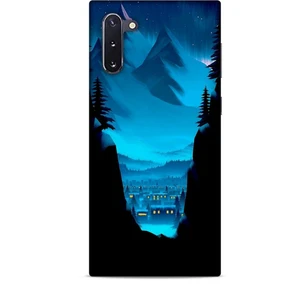 Samsung Galaxy Note 10 Kılıf Caliburn 14 Norveç Manzara Cover Kılıf