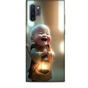 Samsung Galaxy Note 10 Plus Kılıf Caliburn 27 Asya Bebek Lazer Kesim Silikon