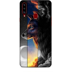 Samsung Galaxy A20S Kılıf Caliburn 15 Kurt Hilal Kalın Silikon