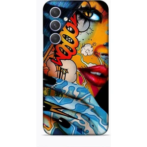 Samsung Galaxy A54 5g Kılıf Caliburn 17 Dövme Yumuşak Kılıf