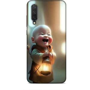 Xiaomi Mi 9 Lite Kılıf Caliburn 27 Asya Bebek Lazer Kesim Silikon