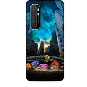 Xiaomi Mi Note 10 Lite Kılıf Caliburn 11 Ninja Kablumbağalar 4K Baskılı Kılıf
