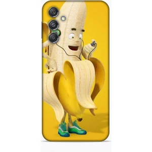 Samsung Galaxy M34 5g Kılıf Caliburn 21 Muz Sarı Darbe Önleyici Kapak