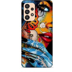 Samsung Galaxy A34 5g Kılıf Caliburn 17 Dövme Yumuşak Kılıf