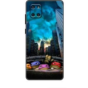 Samsung Galaxy A81 Kılıf Caliburn 11 Ninja Kablumbağalar 4K Baskılı Kılıf