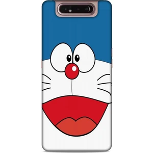 Samsung Galaxy A80 Kılıf Caliburn 22 Mavi Beyaz Kap