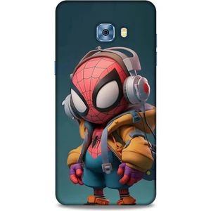 Samsung Galaxy C5 Pro Kılıf Caliburn 25 Spiderman Bebek Soyulmayan Kılıf