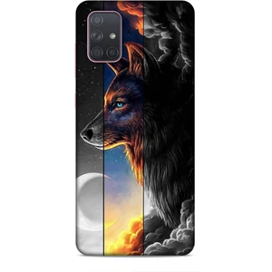 Samsung Galaxy A91 Kılıf Caliburn 15 Kurt Hilal Kalın Silikon