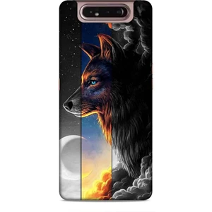 Samsung Galaxy A80 Kılıf Caliburn 15 Kurt Hilal Kalın Silikon