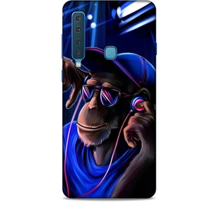 Samsung Galaxy A9 2018 Kılıf Caliburn 20 Maymun Mavi Renkli Kılıf