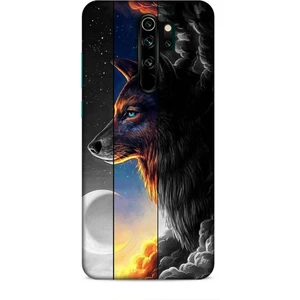 Xiaomi Redmi Note 8 Pro Kılıf Caliburn 15 Kurt Hilal Kalın Silikon