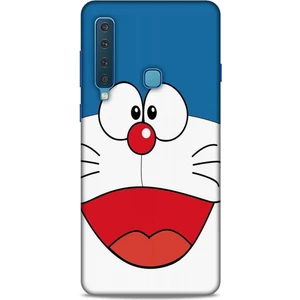 Samsung Galaxy A9 2018 Kılıf Caliburn 22 Mavi Beyaz Kap