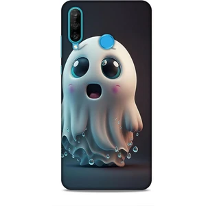 Huawei P30 Lite Kılıf Caliburn 28 Sevimli Hayalet Iz Bırakmayan Kılıf