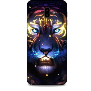 Samsung Galaxy J6 Plus Kılıf Caliburn 12 Aslan Colorful Tasarım Kılıf