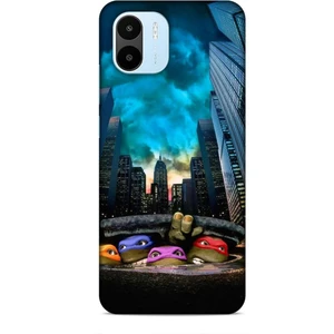 Xiaomi Redmi A1 Kılıf Caliburn 11 Ninja Kablumbağalar 4K Baskılı Kılıf