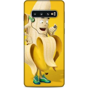 Samsung Galaxy S10 Kılıf Caliburn 21 Muz Sarı Darbe Önleyici Kapak