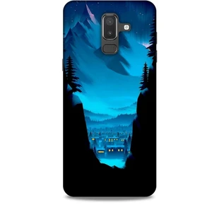 Samsung Galaxy J8 Kılıf Caliburn 14 Norveç Manzara Cover Kılıf