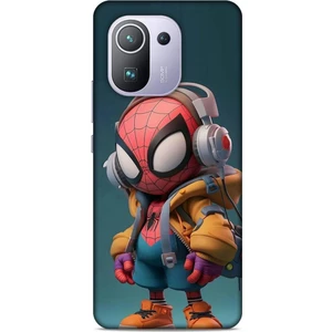 Xiaomi Mi 11 Pro Kılıf Caliburn 25 Spiderman Bebek Soyulmayan Kılıf