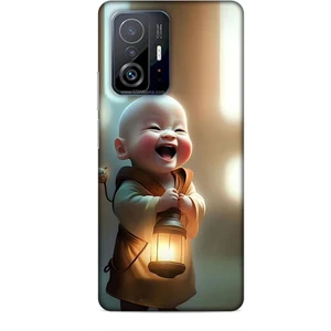 Xiaomi 11T Kılıf Caliburn 27 Asya Bebek Lazer Kesim Silikon