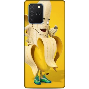 Samsung Galaxy S10 Lite Kılıf Caliburn 21 Muz Sarı Darbe Önleyici Kapak