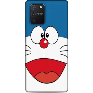 Samsung Galaxy S10 Lite Kılıf Caliburn 22 Mavi Beyaz Kap