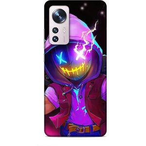 Xiaomi 12 Kılıf Caliburn 19 Maskeli Pembe Tam Koruma Kılıf