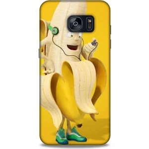 Samsung Galaxy S7 Edge Kılıf Caliburn 21 Muz Sarı Darbe Önleyici Kapak