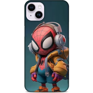 Apple iPhone 14 Plus Kılıf Caliburn 25 Spiderman Bebek Soyulmayan Kılıf