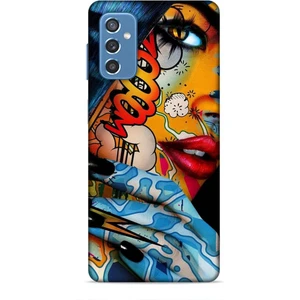 Samsung Galaxy M52 Kılıf Caliburn 17 Dövme Yumuşak Kılıf