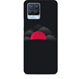 Realme 8 Pro Kılıf Caliburn 13 Kızıl Ay Case Kapak