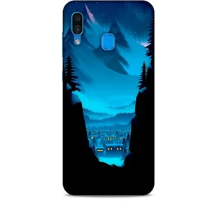 Samsung Galaxy A30 Kılıf Caliburn 14 Norveç Manzara Cover Kılıf