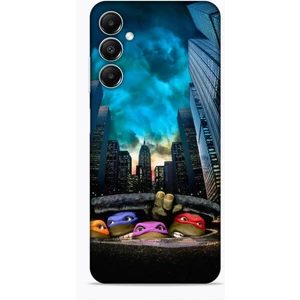 Samsung Galaxy A05S Kılıf Caliburn 11 Ninja Kablumbağalar 4K Baskılı Kılıf