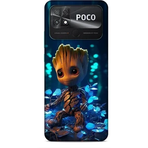 Xiaomi Poco C40 Kılıf Caliburn 26 Bebek Groot Soft Kapak