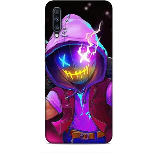 Samsung Galaxy A70S Kılıf Caliburn 19 Maskeli Pembe Tam Koruma Kılıf