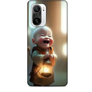Xiaomi Redmi K40 Pro Kılıf Caliburn 27 Asya Bebek Lazer Kesim Silikon
